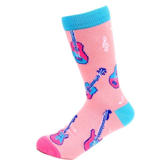Women's Guitar Novelty Socks - Picture 3 of 4